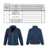 Blouson Bleu softshelle