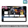 Stickers Carte Bancaire American Fada - Hot Rod Homer Simpson