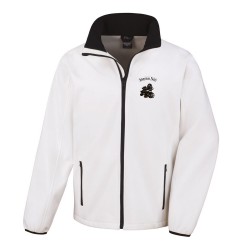 Blouson Homme Blanc softshelle American Fada