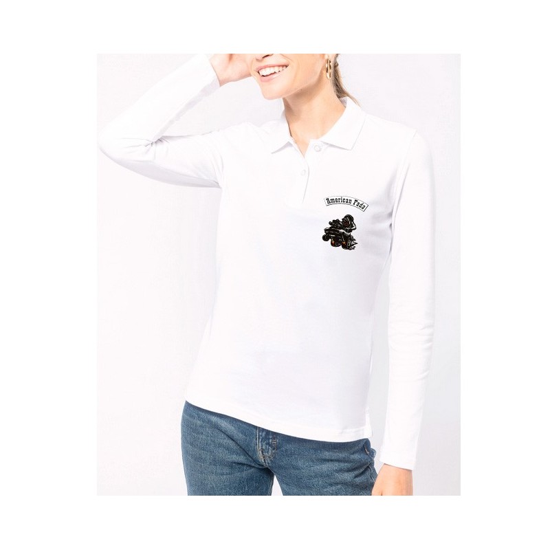 Polo Femme manches longues American Fada