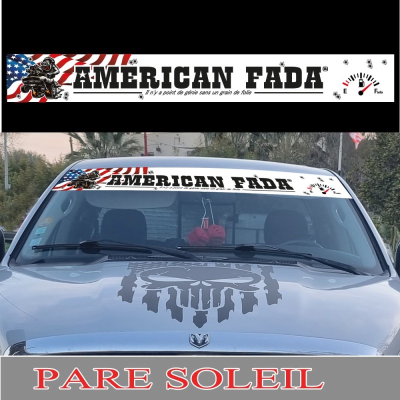 Pare soleil autocollant  American Fada